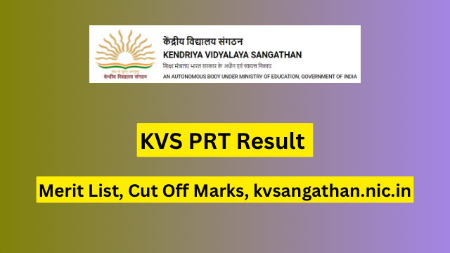 KVS PRT Result 2023