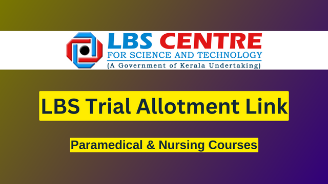 LBS Trial Allotment