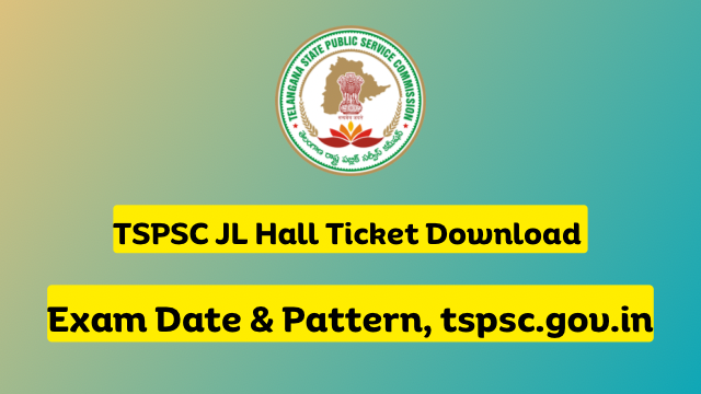 TSPSC JL Hall Ticket