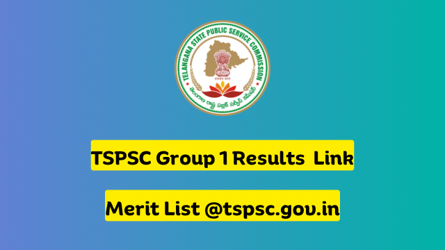 TSPSC Group 1 Results 2023