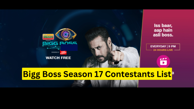 Bigg Boss Season 17 Contestant List