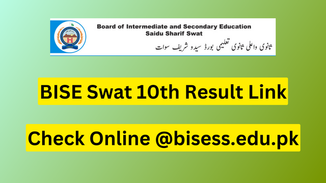 BISE Swat 10th Result 2023