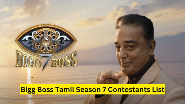 Bigg Boss Tamil Season 7 Contestants List