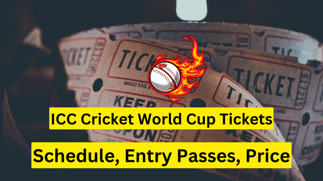 ICC Cricket World Cup 2023 Tickets