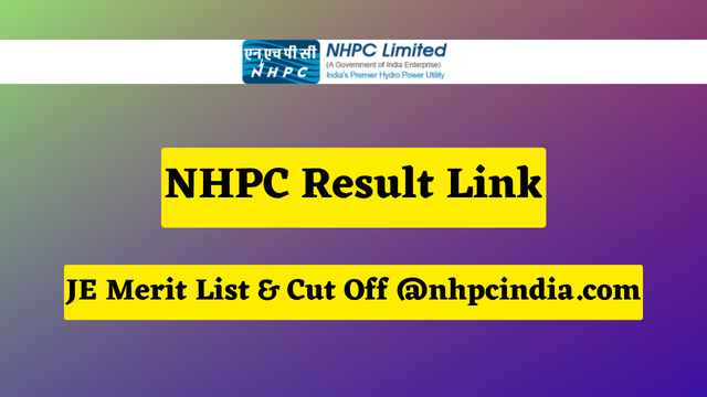 NHPC Result 2023