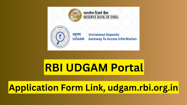 RBI UDGAM Portal