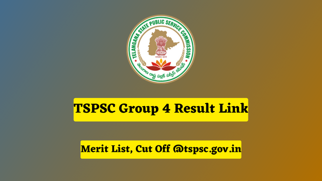 TSPSC Group 4 Result 2023 