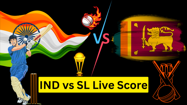 IND vs SL Live Score