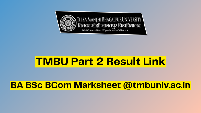 TMBU Part 2 Result 2023