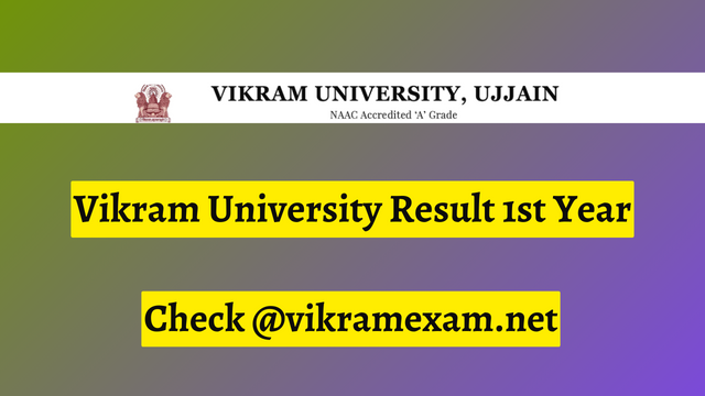 Vikaram University Result