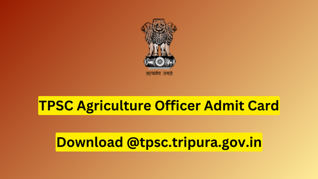 TPSC Agriculture Officer Admit Card 2023