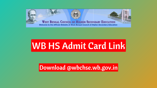 WB HS Admit Card 2024