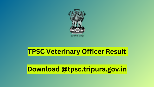 TPSC Veterinary Officer Result 2024